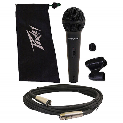 PVi 100 XLR INCLUDES CARRY POUCH, MIC CLIP, ON/OFF SWITCH & XLR-XLR CABLE